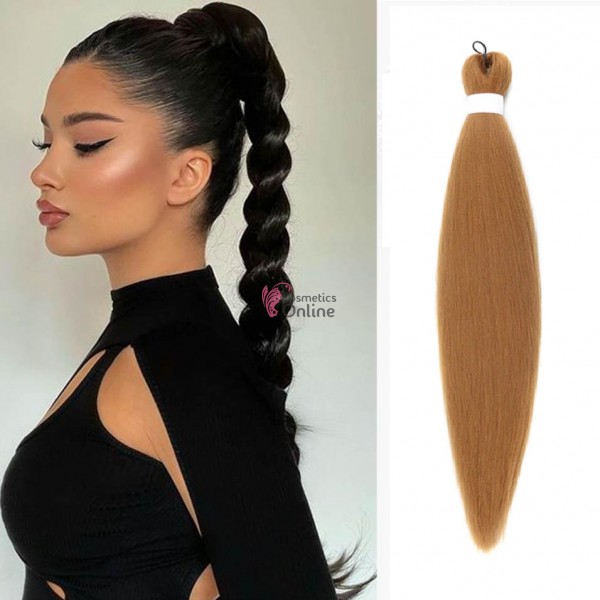 Coada de par dreapta Afro Vigorous Easy Jumbo Braids Hair de 65 cm Saten Deschis EZT30#
